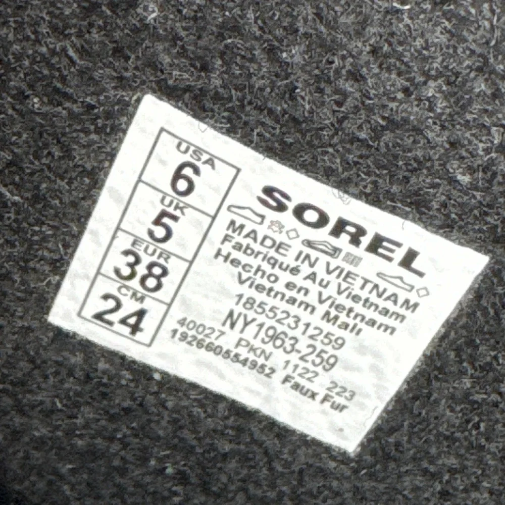 Sorel 1964 Pac 2 Women 6 Brown Black Waterproof Faux Fur Snow Winter Boots